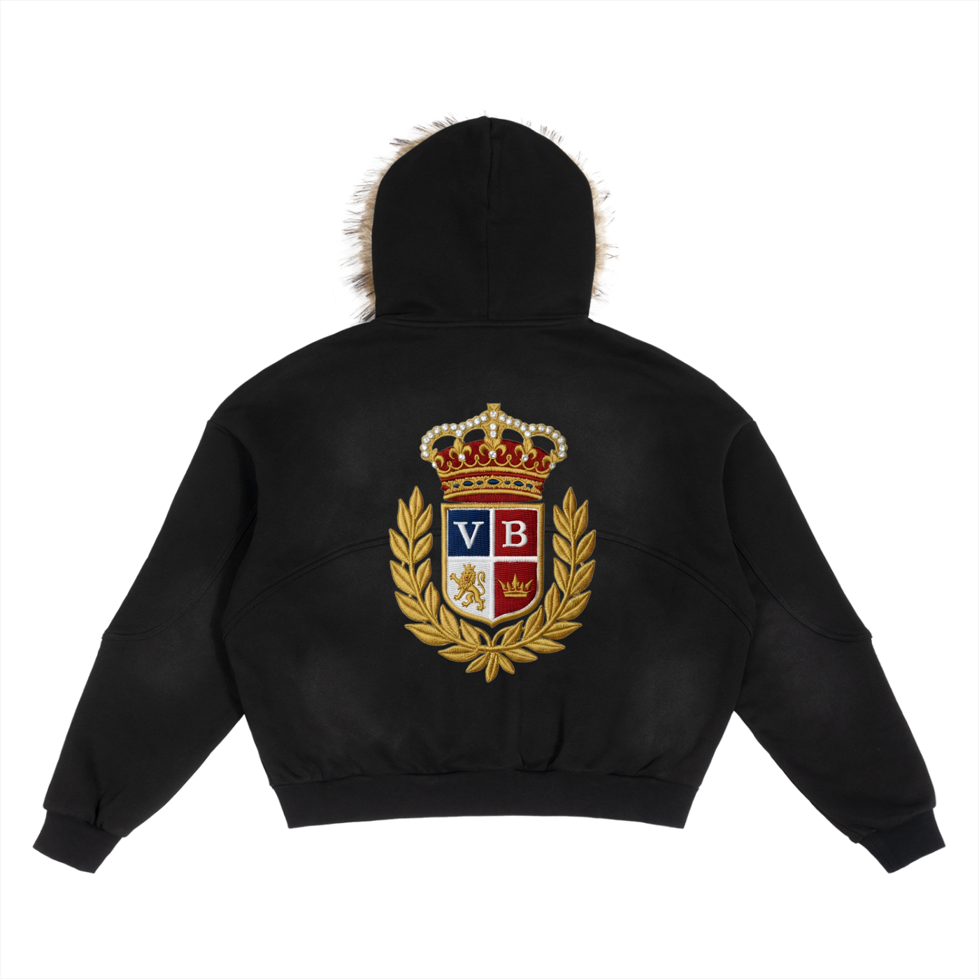 Villa Blvd Monarch Heritage Fur Hoodie