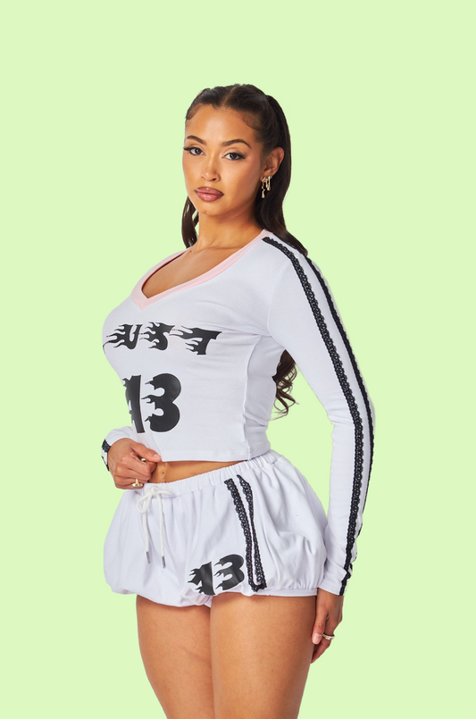 Villa Blvd ƎDEN Lust 13 Top + Bubble Shorts Set ☛ Multiple Colors Available ☚