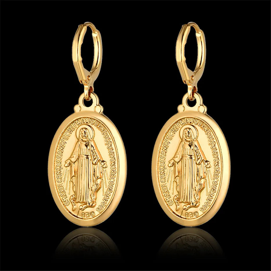 Villa Blvd Rosary Drop Earrings