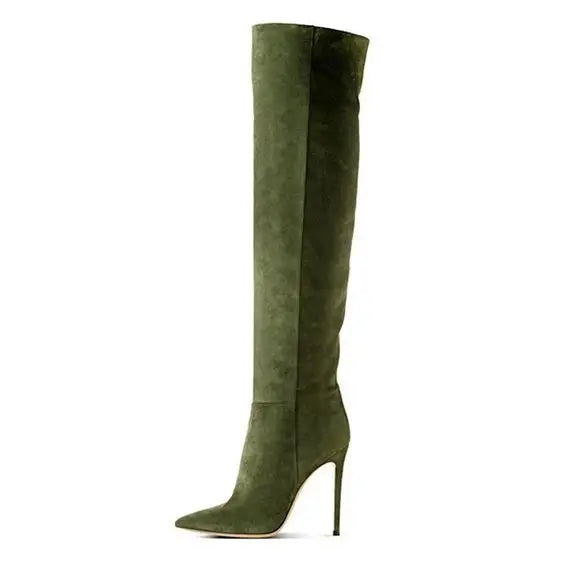 Villa Blvd Over The Knee Suede Boots