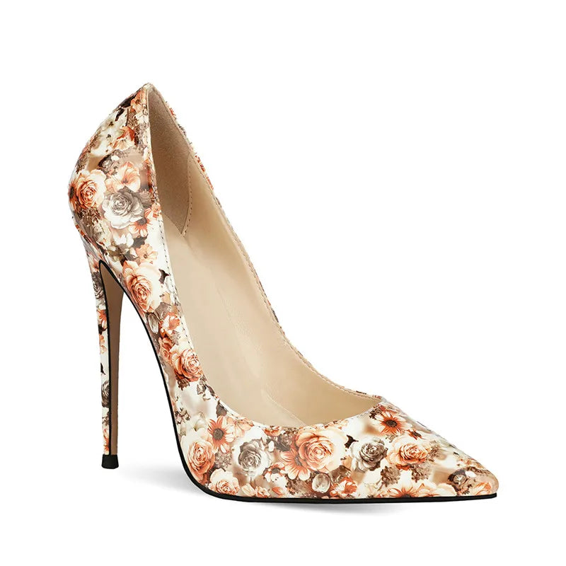 Villa Blvd Floral Bouquet Heels ☛ Multiple Colors Available ☚