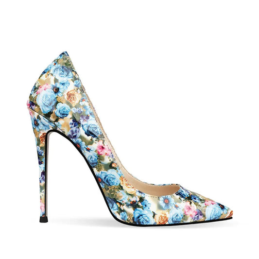 Villa Blvd Floral Bouquet Heels ☛ Multiple Colors Available ☚