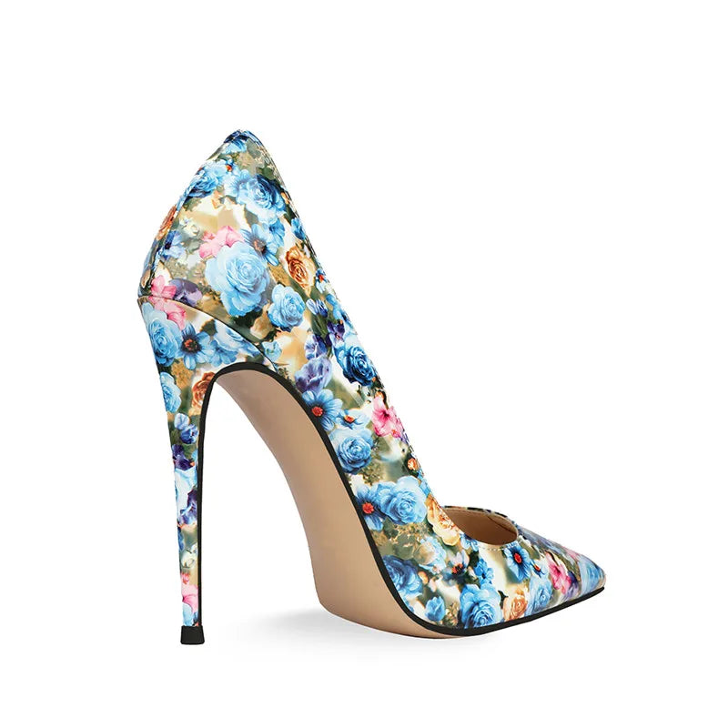 Villa Blvd Floral Bouquet Heels ☛ Multiple Colors Available ☚
