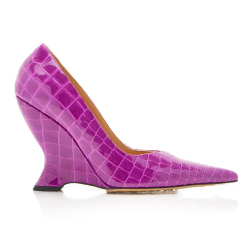 Villa Blvd Lacquer Passenger Heels ☛ Multiple Colors Available ☚