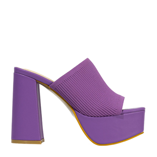 Villa Blvd Knitted Stretch Mule Sandal ☛ Multiple Colors Available ☚