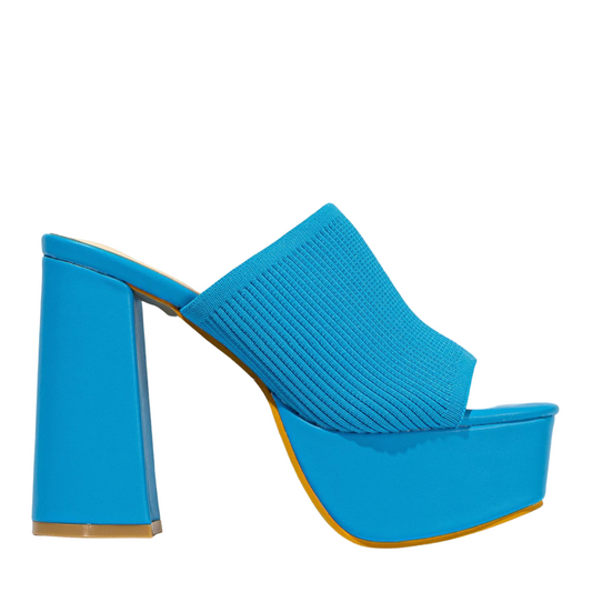 Villa Blvd Knitted Stretch Mule Sandal ☛ Multiple Colors Available ☚