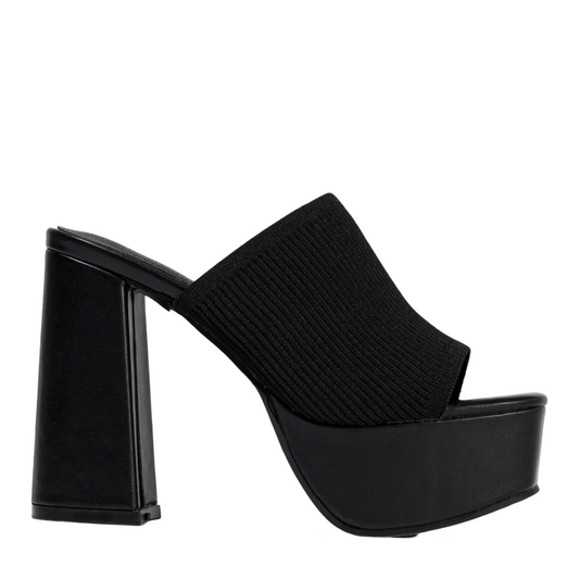 Villa Blvd Knitted Stretch Mule Sandal ☛ Multiple Colors Available ☚