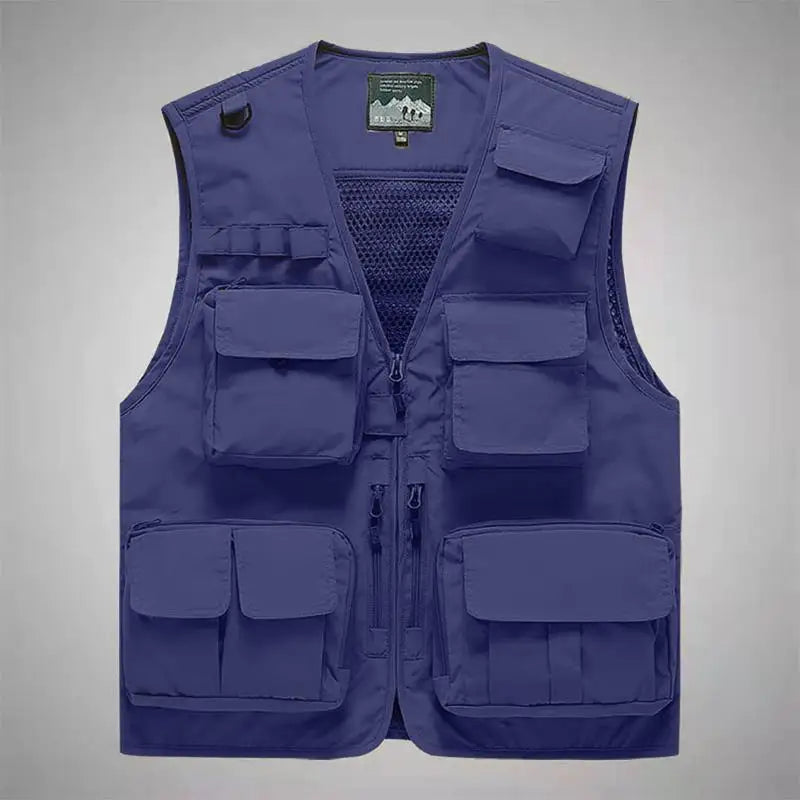 Villa Blvd Multi-Pocket Militant Vest ☛ Multiple Colors Available ☚