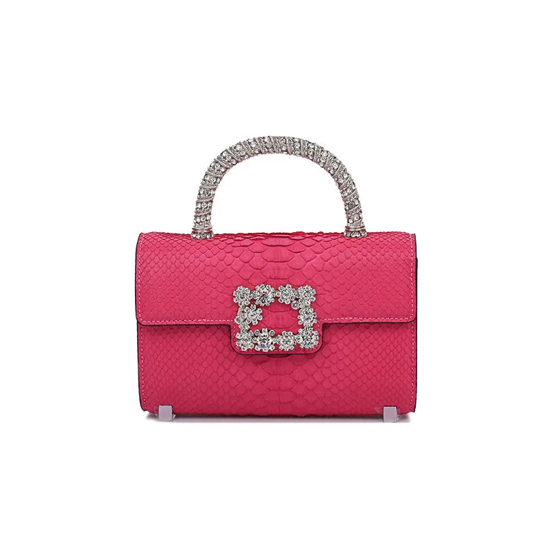 Villa Blvd Viper Diamond Buckle Handbag ☛ Multiple Colors Available ☚