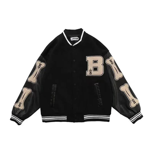 Villa Blvd Dog-Bone Letterman Jackets ☛ Multiple Colors Available ☚