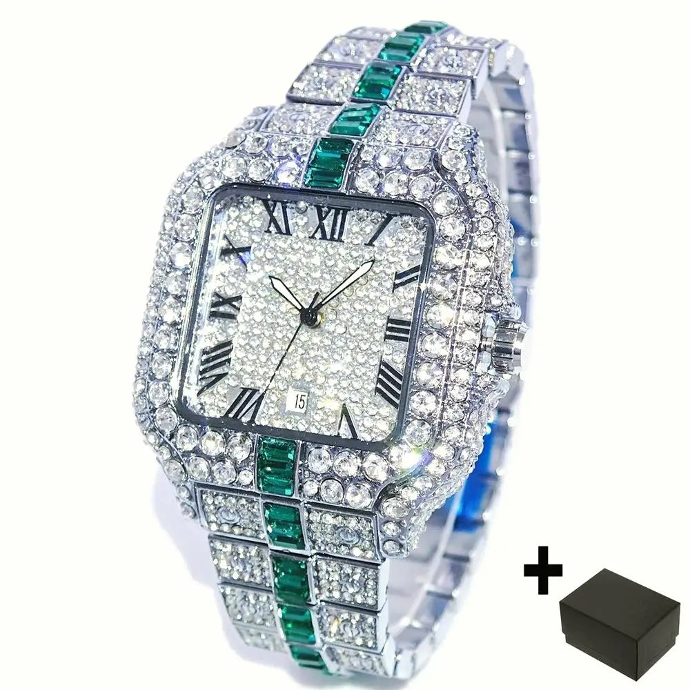 Villa Blvd The Quartz Diamond Date Watch ☛ Multiple Colors Available ☚