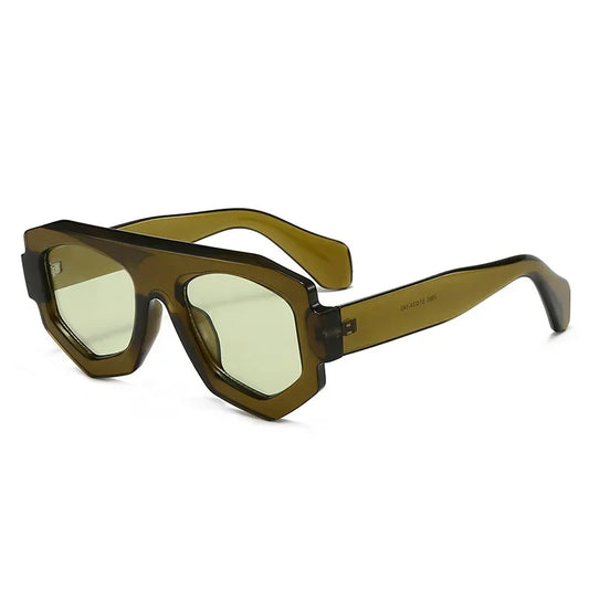 Villa Blvd Vintage Frame Flat Sunglasses ☛ Multiple Colors Available ☚