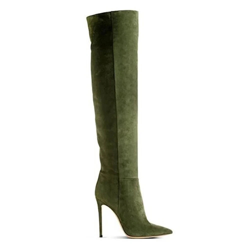 Villa Blvd Over The Knee Suede Boots