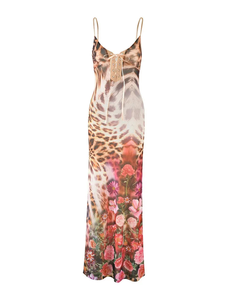 Villa Blvd Floral Kitten Camisole Dress