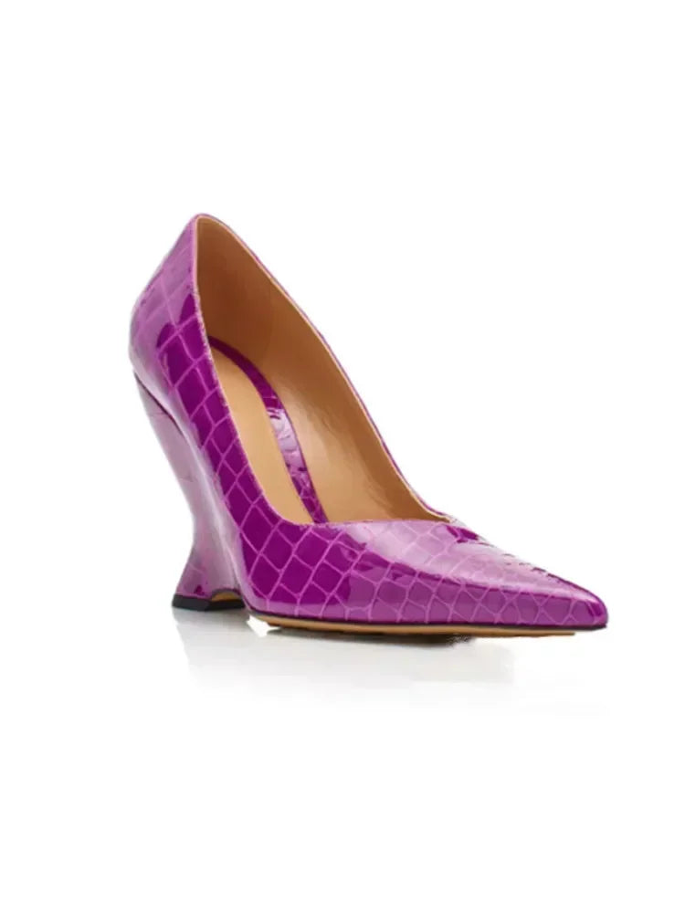 Villa Blvd Lacquer Passenger Heels ☛ Multiple Colors Available ☚