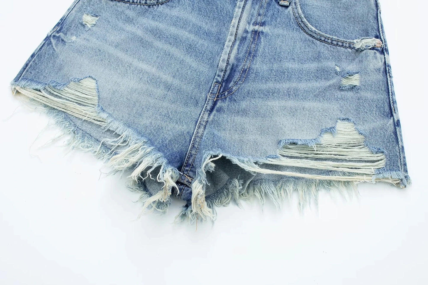 Villa Blvd Distressed Denim Jean Shorts ☛ Multiple Colors Available ☚