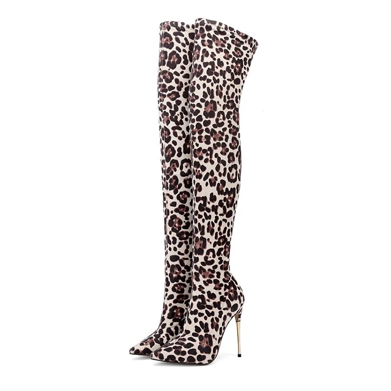 Villa Blvd Over The Knee Pointed Boots ☛ Multiple Colors Available ☚