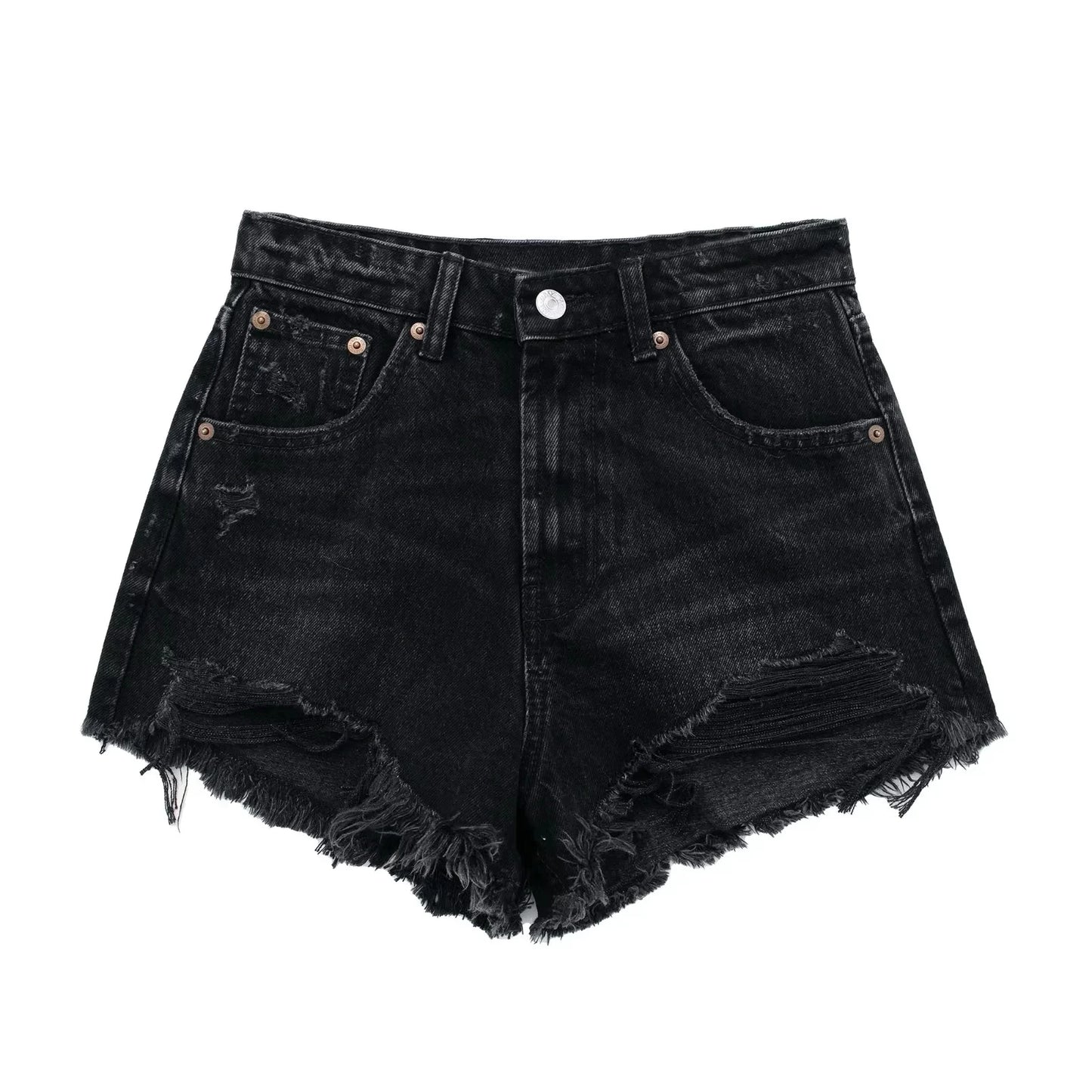 Villa Blvd Distressed Denim Jean Shorts ☛ Multiple Colors Available ☚