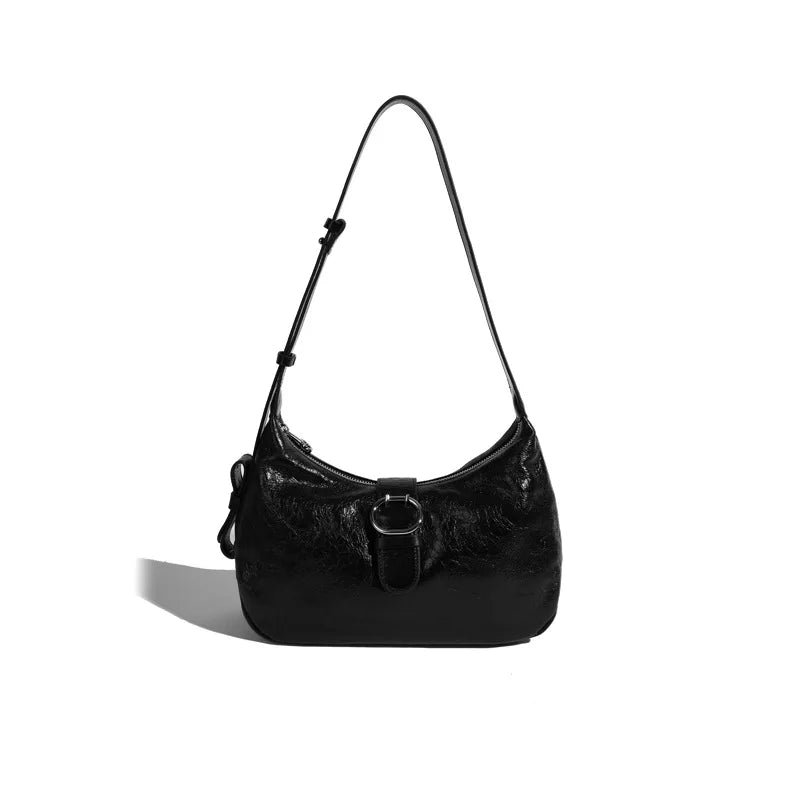 Villa Blvd Creased Metallic Lunar Handbag ☛ Multiple Colors Available ☚