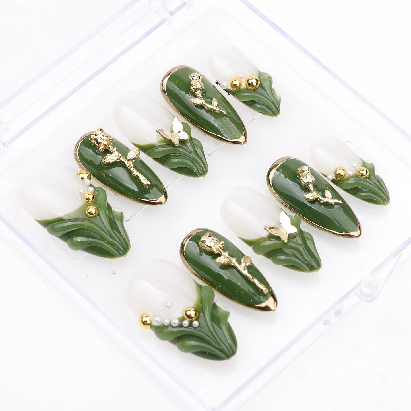 Villa Blvd Jade Fleur Almond Luxe Set ☛ Multiple Sizes Available ☚