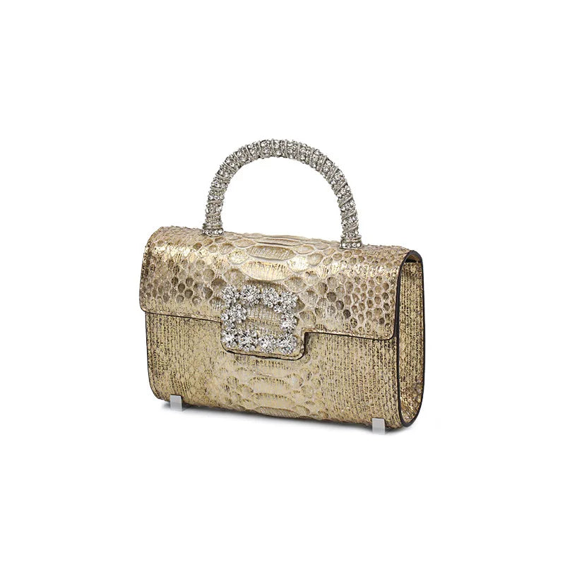 Villa Blvd Viper Diamond Buckle Handbag ☛ Multiple Colors Available ☚