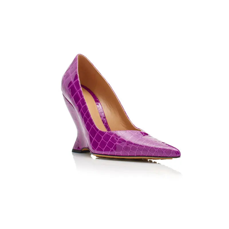 Villa Blvd Lacquer Passenger Heels ☛ Multiple Colors Available ☚