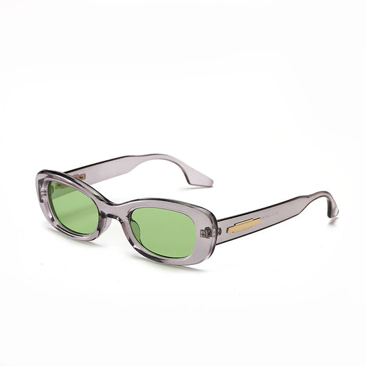 Villa Blvd Retro Contrast Oval Sunglasses ☛ Multiple Colors Available ☚