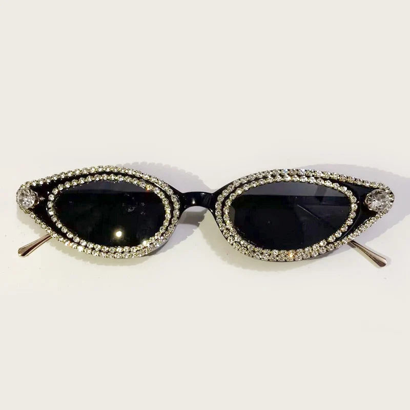 Villa Blvd Diamond Frame Cat-Eye Sunglasses ☛ Multiple Colors Available ☚