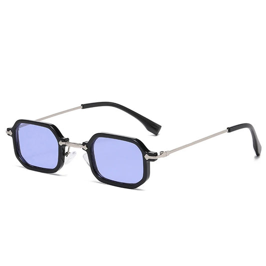 Villa Blvd Retro Chrome Square Sunglasses ☛ Multiple Colors Available ☚