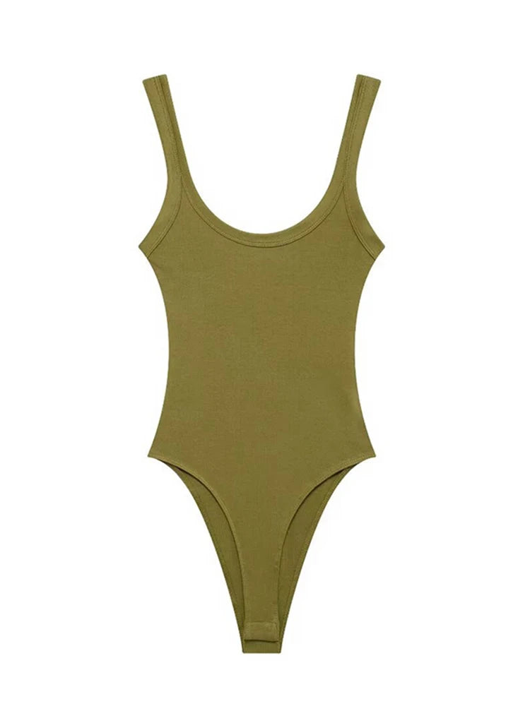 Villa Blvd Solid Ribbed Bodysuit ☛ Multiple Colors Available ☚