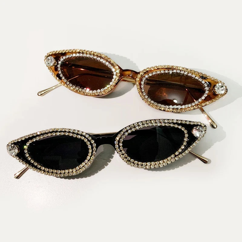 Villa Blvd Diamond Frame Cat-Eye Sunglasses ☛ Multiple Colors Available ☚