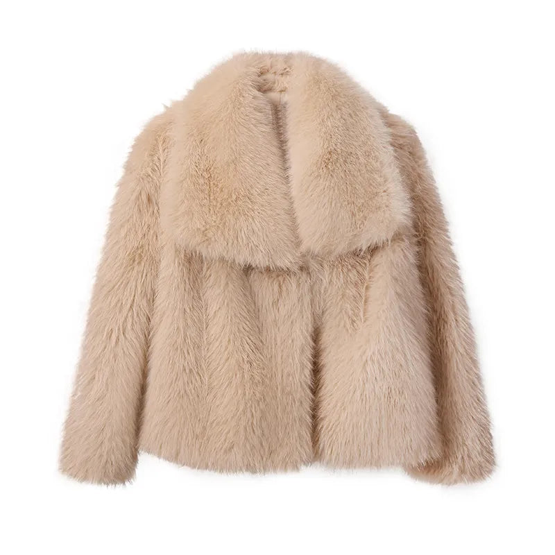 Villa Blvd Lapel Fur Jacket ☛ Multiple Colors Available ☚