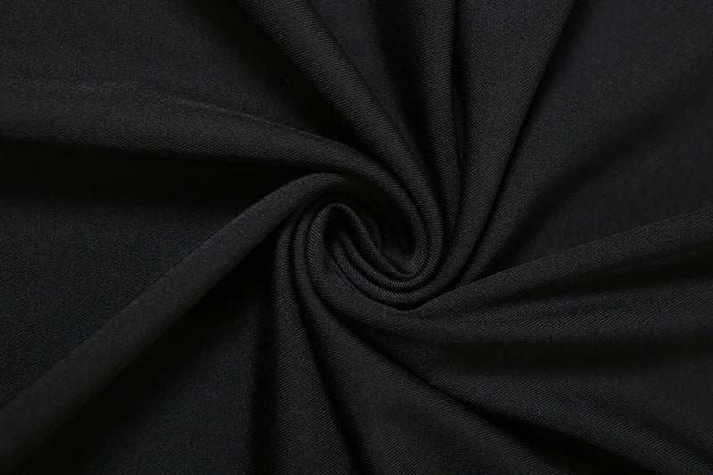 Villa Blvd Mesh V-neck Maxi Dress