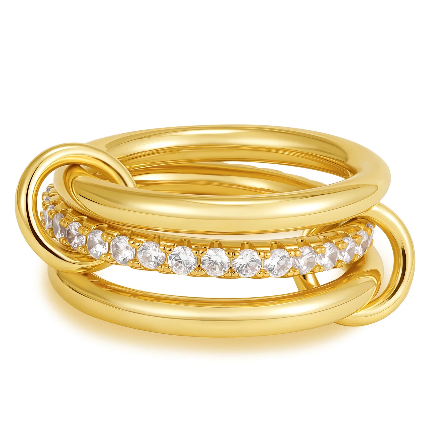Villa Blvd Connected Layer Stack Rings ☛ Multiple Colors Available ☚
