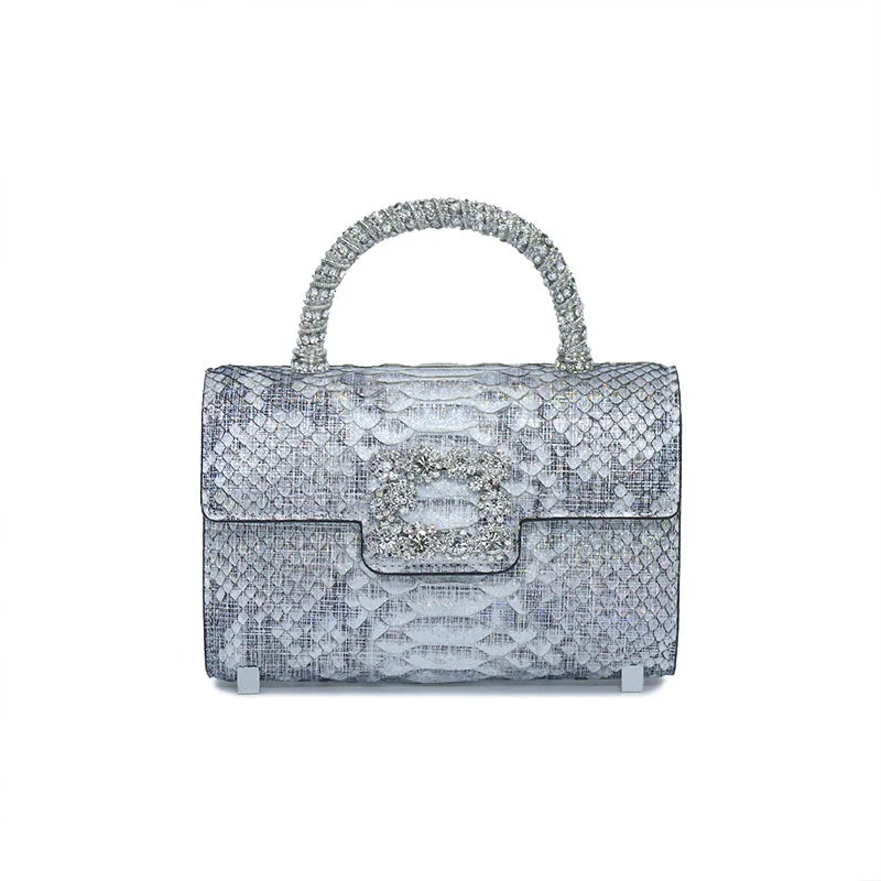 Villa Blvd Viper Diamond Buckle Handbag ☛ Multiple Colors Available ☚