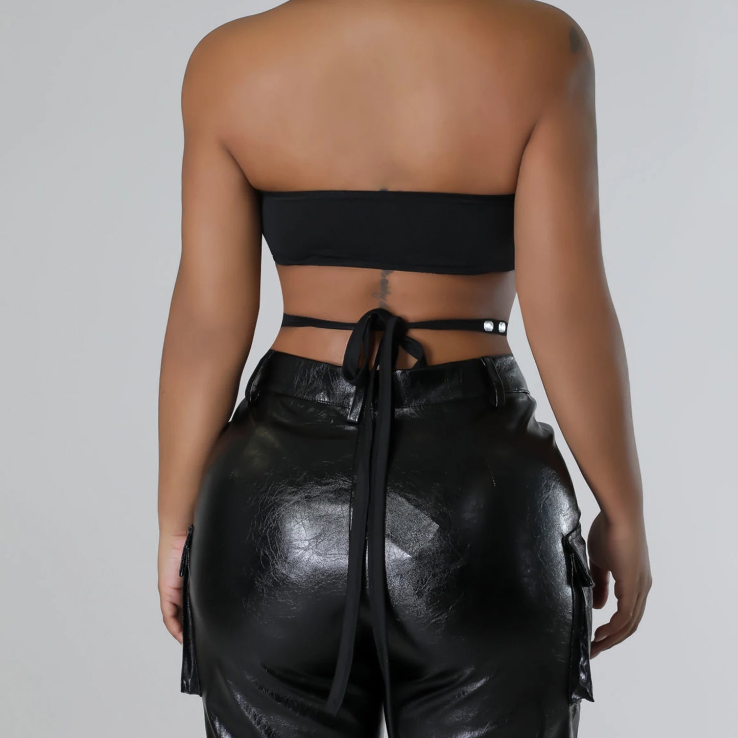 Villa Blvd Vintage Rhinestone Halter Tank Top