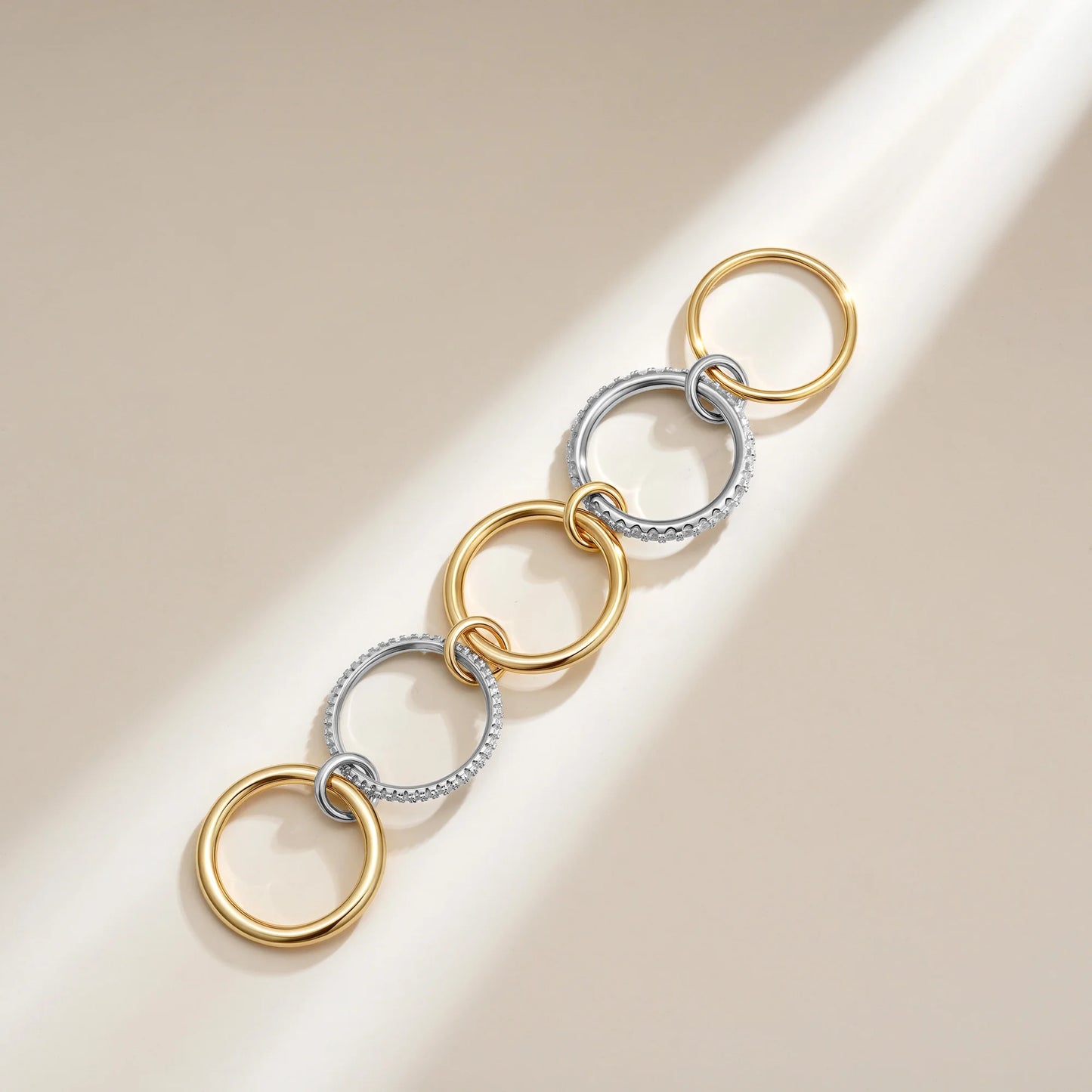 Villa Blvd Connected Layer Stack Rings ☛ Multiple Colors Available ☚