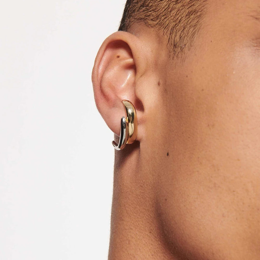 Villa Blvd Irregular Bi-Color Stud Earrings ☛ Multiple Styles Available ☚