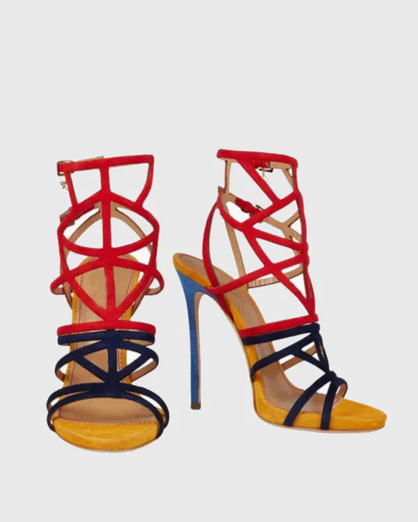 VIlla Blvd Contrast Panel Gladiators Sandals ☛ Multiple Styles Available ☚