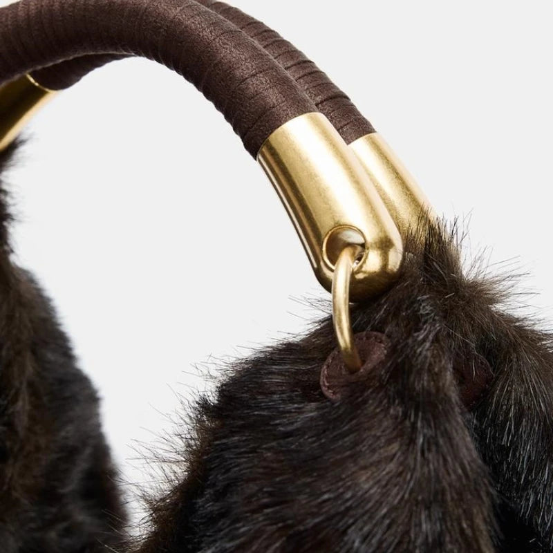 Villa Blvd Maxi Pelage Hobo Handbag