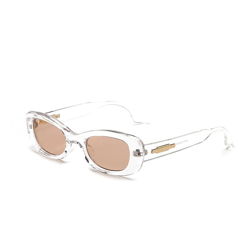 Villa Blvd Retro Contrast Oval Sunglasses ☛ Multiple Colors Available ☚