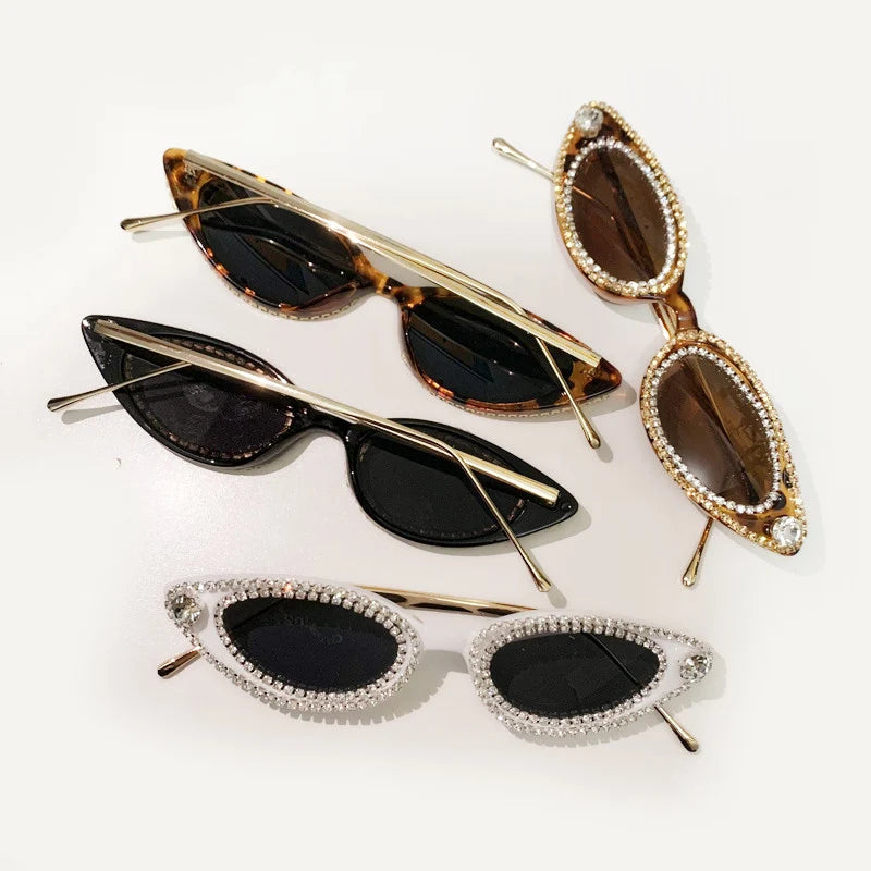 Villa Blvd Diamond Frame Cat-Eye Sunglasses ☛ Multiple Colors Available ☚