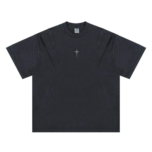 Villa Blvd Panelled Star T-Shirt ☛ Multiple Colors Available ☚
