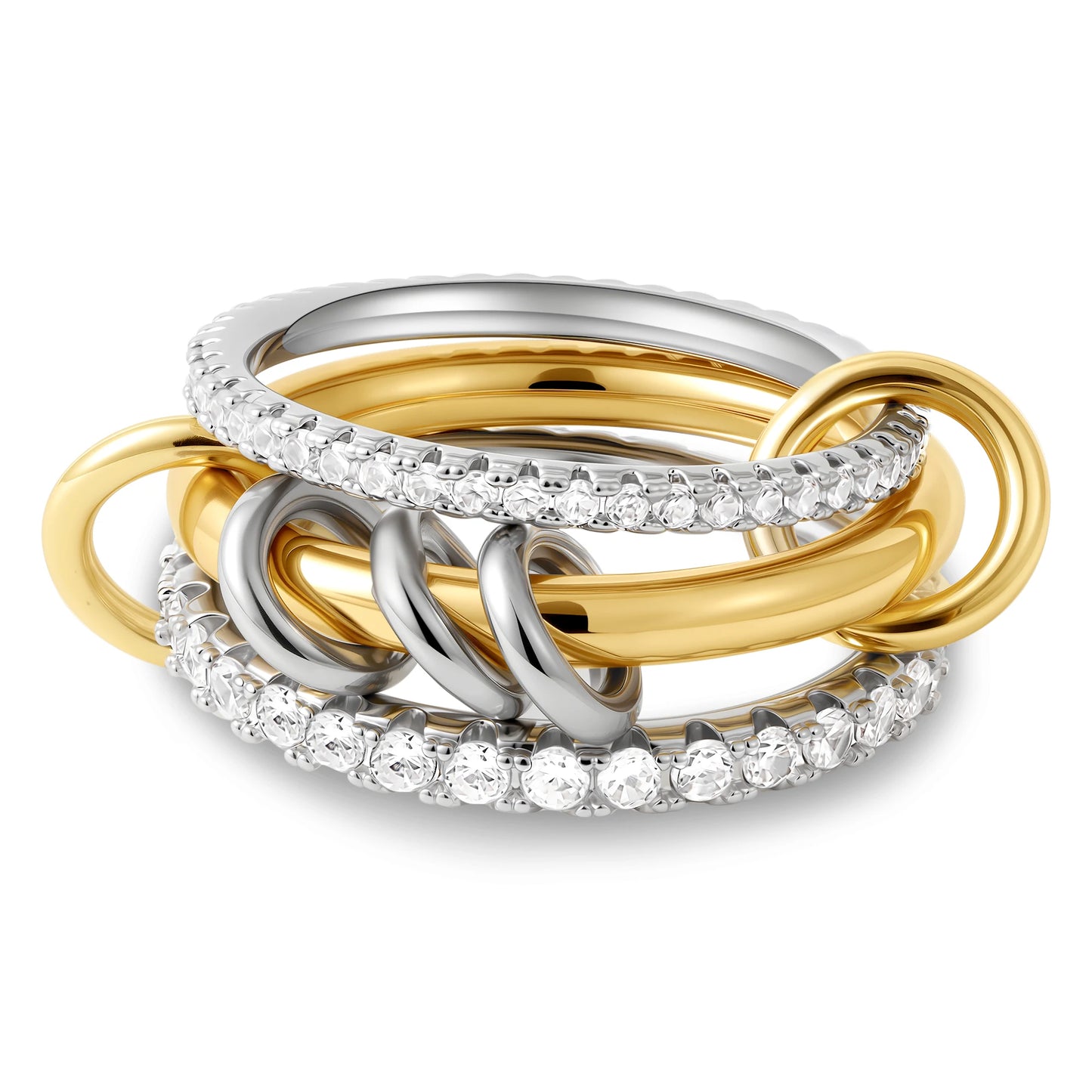 Villa Blvd Connected Layer Stack Rings ☛ Multiple Colors Available ☚