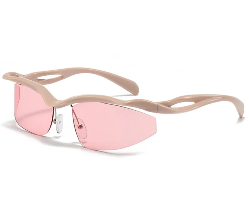 Villa Blvd Split Rem Cat-Eye Sunglasses ☛ Multiple Colors Available ☚