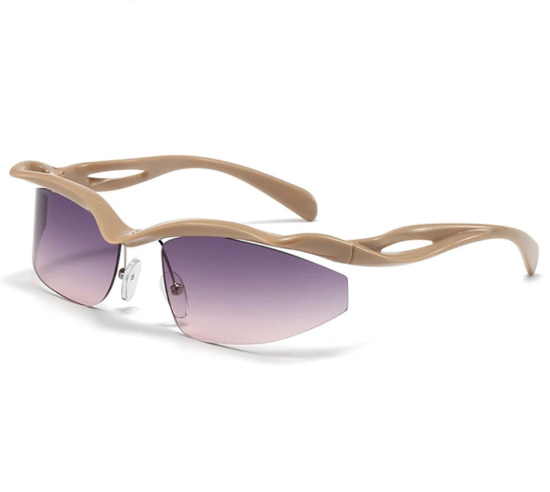 Villa Blvd Split Rem Cat-Eye Sunglasses ☛ Multiple Colors Available ☚