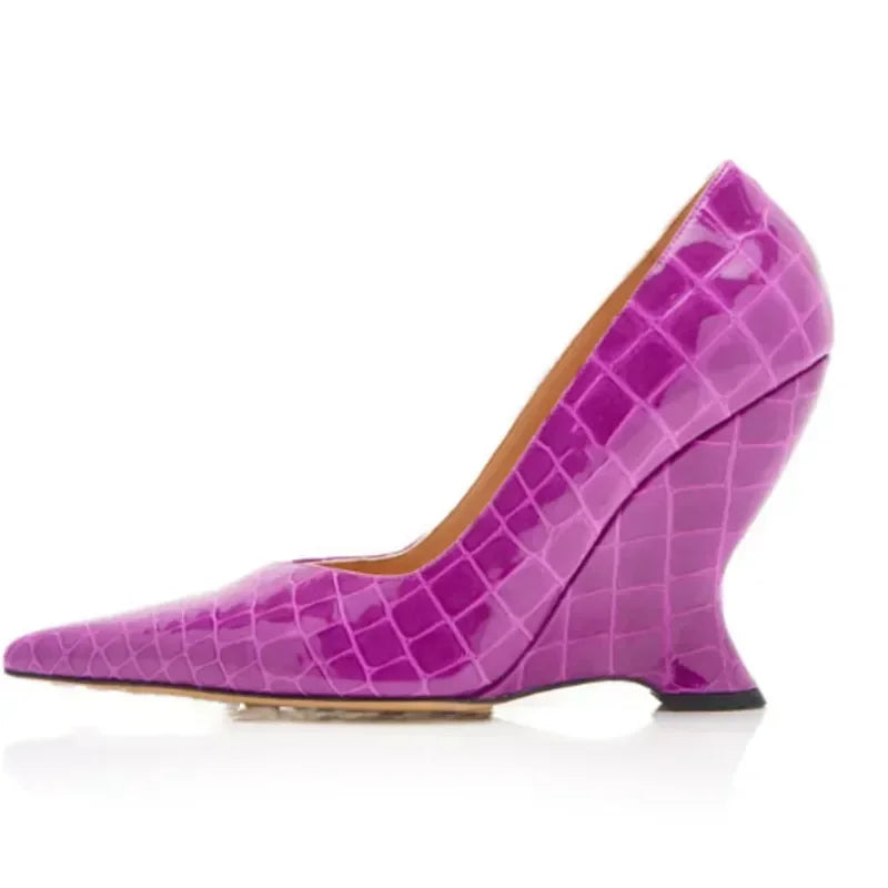 Villa Blvd Lacquer Passenger Heels ☛ Multiple Colors Available ☚