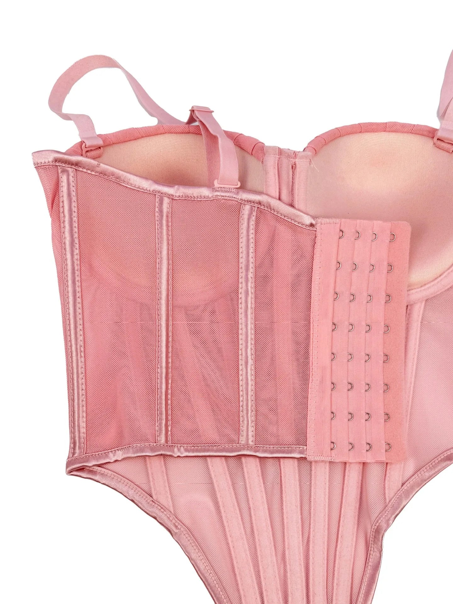 Villa Blvd Mesh Transparent Corset ☛ Multiple Colors Available ☚