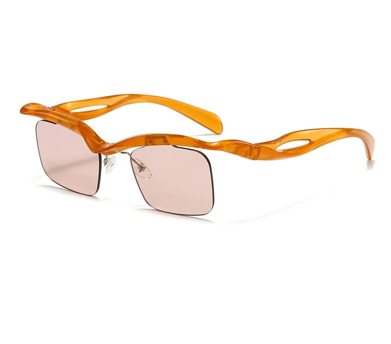 Villa Blvd Split Rim Square Sunglasses ☛ Multiple Colors Available ☚