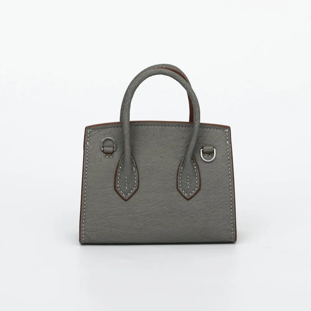 Villa Blvd Avian Struthio Leather Handbag ☛ Multiple Colors Available ☚